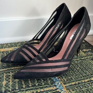 Zara black heels